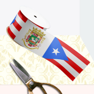 Lazo De Raso Cinta de Puerto Rico, Emblema, Bandera Puertorriqu