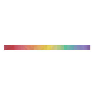 Lazo De Raso Cinta de rayas arco iris