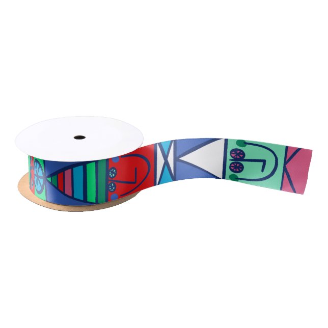 Lazo De Raso Cinta de regalo feliz para los elfos (Carrete)