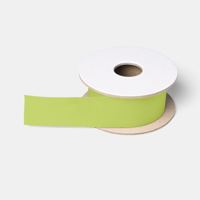 Lazo De Raso Cinta de Satén Chartreuse Suave de Moda (Carrete)