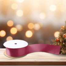 Cinta de satén de color rosa cálido de moda