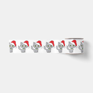 Lazo De Raso Cinta de Satén/Gatito Santa