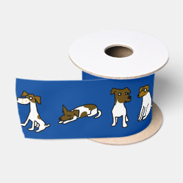 Lazo De Raso Cinta de Satén Jack Russell