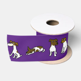 Lazo De Raso Cinta de Satén Jack Russell