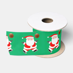 Lazo De Raso Cinta de Seda de Regalo de Navidad de Baloncesto