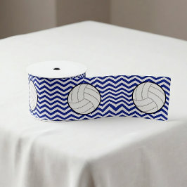 Lazo De Raso Cinta de voleibol Chevron de color personalizado