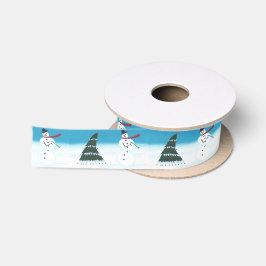 Lazo De Raso Cinta del árbol de navidad del bailarín del muñeco