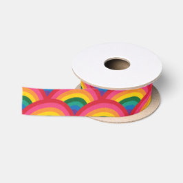 Lazo De Raso Cinta del arco iris