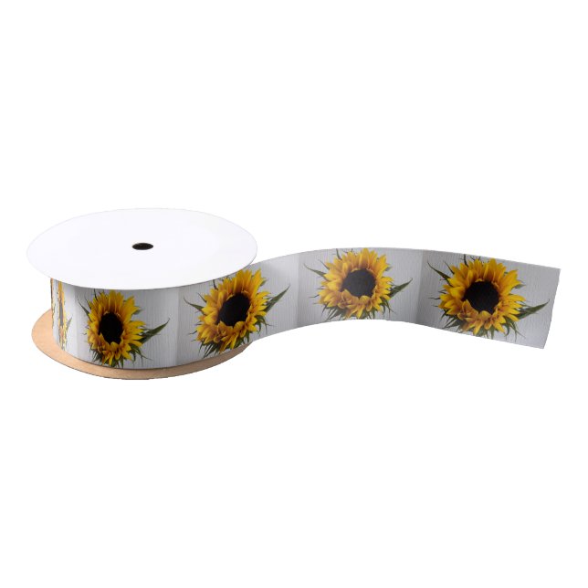 Lazo De Raso Cinta del girasol (Carrete)