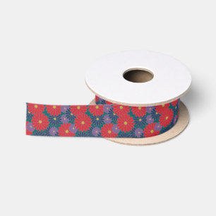 Lazo De Raso Cinta floral de caída Splashy