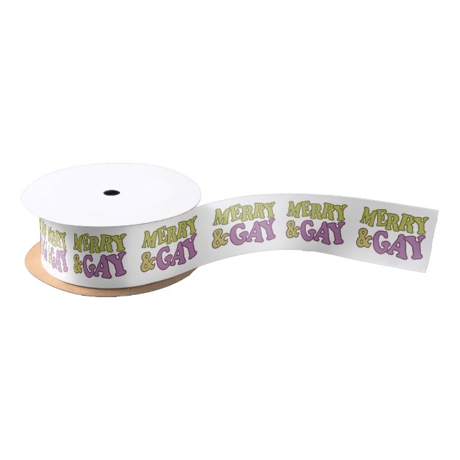 Lazo De Raso Cinta merry y gay (Carrete)