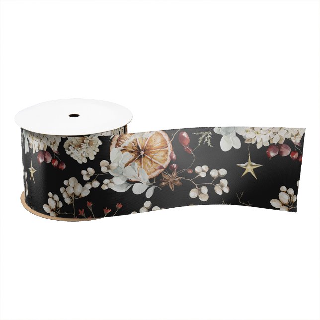 Lazo De Raso Cinta Negra de Fiesta (Boho Botanical Return Address Envelope
)