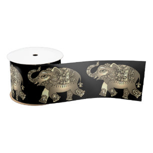 Lazo De Raso cinta ornamental de elefante