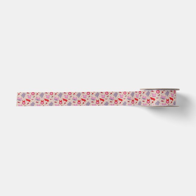 Lazo De Raso Cinta para fiestas Scoops & Snoots (Anverso)