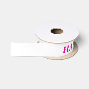 Lazo De Raso Cinta personalizada con texto y diseño personaliza