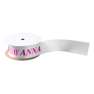 Lazo De Raso Cinta personalizada con texto y diseño personaliza