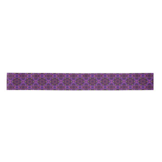 Lazo De Raso Cinta Purple Lotus Mandala