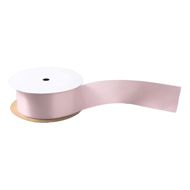 Lazo De Raso Cinta rosa ligera sólida (Carrete)