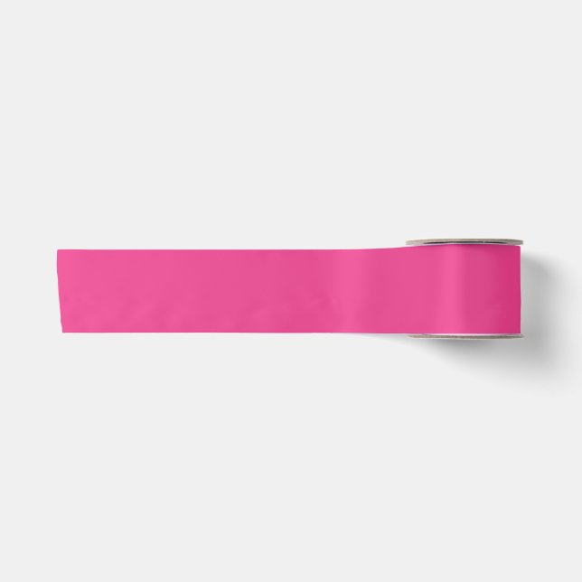 Lazo De Raso Cinta rosa oscuro o neón (Anverso)