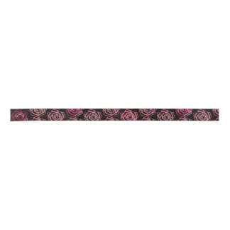 Lazo De Raso Cinta satinada ancha de 1,5" "Rosa negrita" (vaina