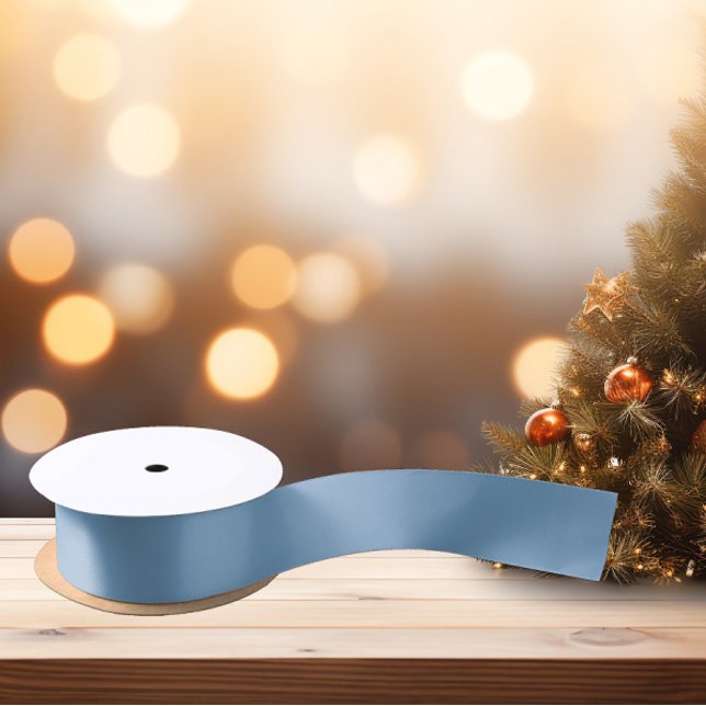 Lazo De Raso Cinta satinada azul de aire clásico (Subido por el creador)