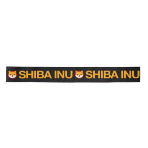 Lazo De Raso Cinta satinada con logotipo completo Shiba Inu