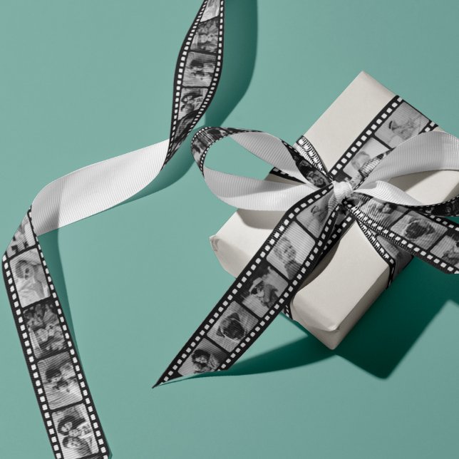 Lazo De Raso Cinta satinada de 17 películas fotográficas en bla (Subido por el creador)