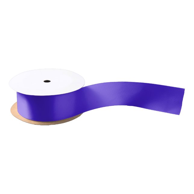 Lazo De Raso cinta satinada de iris azul violeta (Carrete)