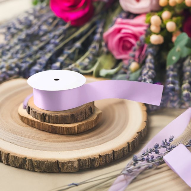 Lazo De Raso Cinta satinada de lavanda rosa (Small Pink Lavender Satin Ribbon)