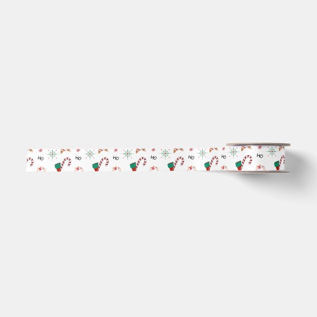 Lazo De Raso Cinta satinada de navidad (Anverso)