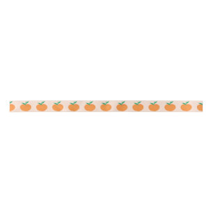 Lazo De Raso Cinta satinada de pequeño Naranja