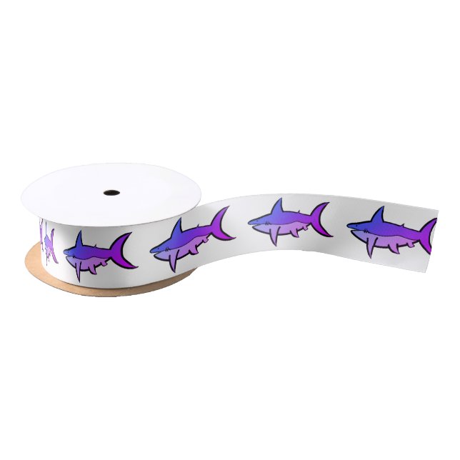 Lazo De Raso Cinta satinada de tiburones (Carrete)