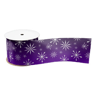 Lazo De Raso Cinta satinada gradiente morado/negro
