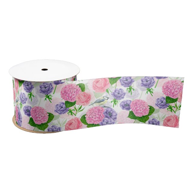 Lazo De Raso Cinta satinada para aves y flores (Carrete)