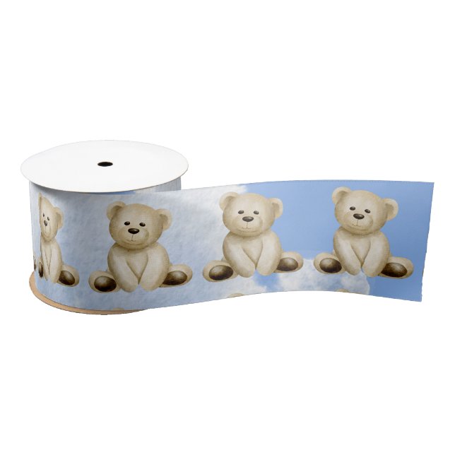 Lazo De Raso Cinta satinada Teddy Bear (Carrete)