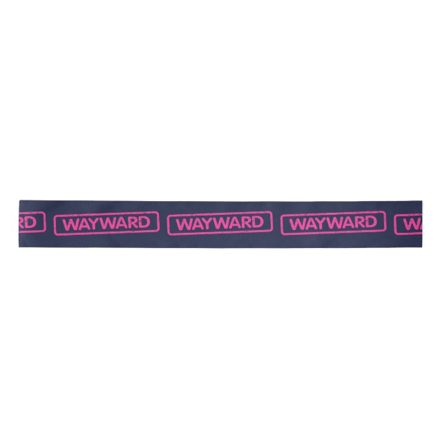 Lazo De Raso Cinta satinada Wayward (Anverso)