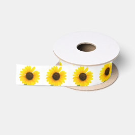 Lazo De Raso Cinta Sunflower