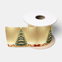 Lazo De Raso Cintas para árbol de Navidad Cinta de satén para f