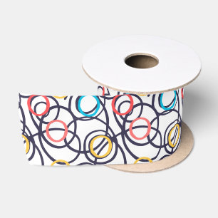 Lazo De Raso Círculos Funky Doodles