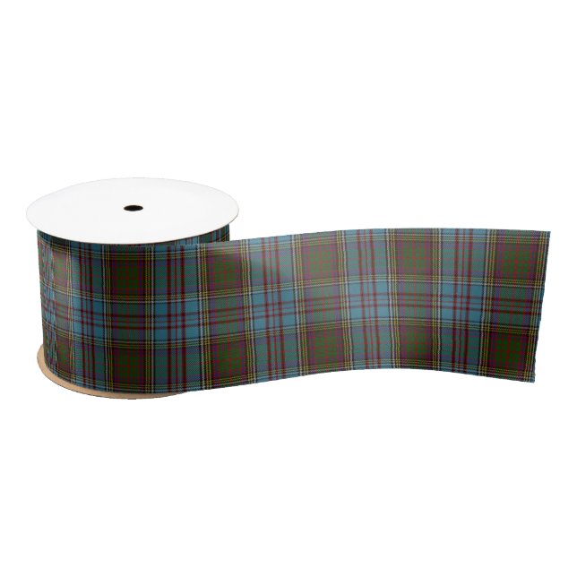 Lazo De Raso Clan Anderson Tartan Plaid Pattern Scottish (Carrete)