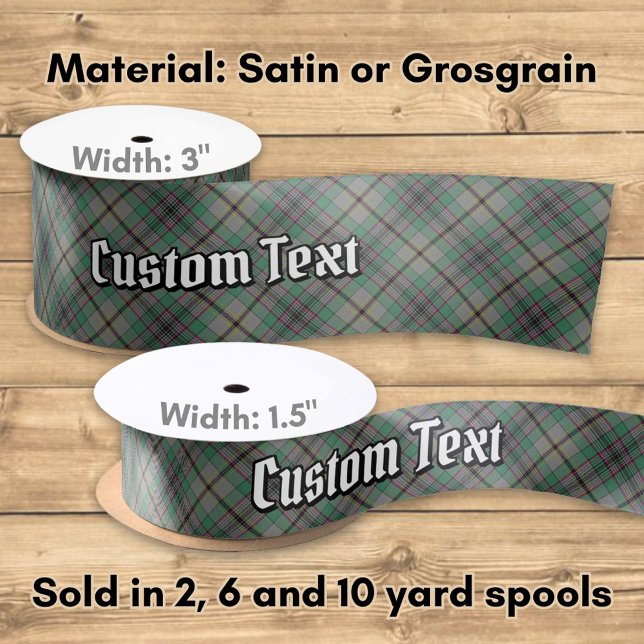 Lazo De Raso Clan Craig Tartan Satin Ribbon (Subido por el creador)
