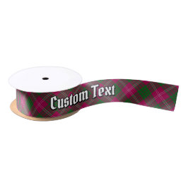 Lazo De Raso Clan Crawford Tartan Satin Ribbon