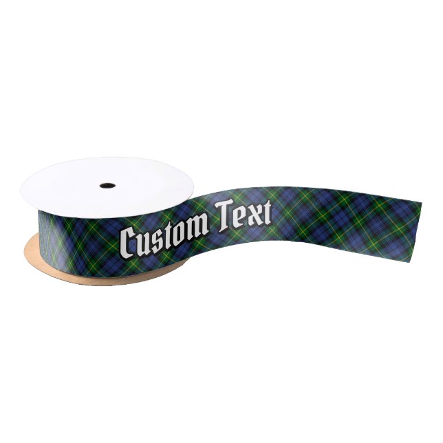 Lazo De Raso Clan Gordon Tartan Satin Ribbon (Carrete)