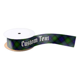 Lazo De Raso Clan Gunn Tartan Satin Ribbon