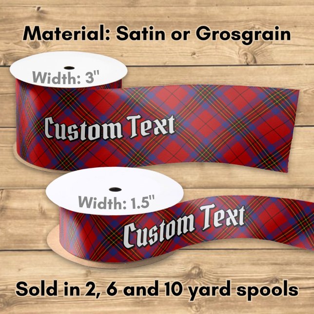 Lazo De Raso Clan Leslie Red Tartan (Subido por el creador)