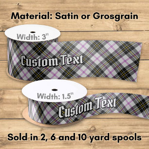 Lazo De Raso Clan MacPherson Vestido Tartan Satin Ribbon