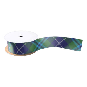 Lazo De Raso Clan Rustic Plaid Douglas Tartan