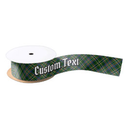 Lazo De Raso Clan Scott Green Tartan Satin Ribbon