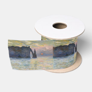 Lazo De Raso Claude Monet - El acantilado, Etretat, puesta de s