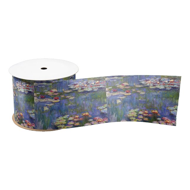 Lazo De Raso Claude Monet - Lilies de agua / Nympheas (Carrete)